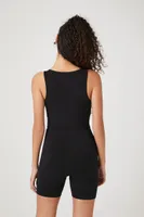 Women's Plunging Sleeveless Romper