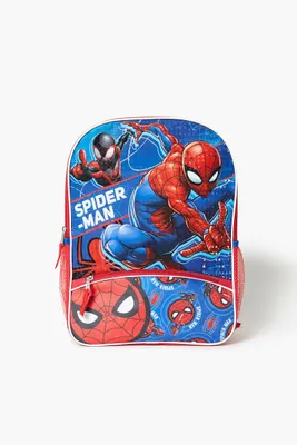 Kids Spider-Man Backpack (Girls + Boys) in Red/Blue