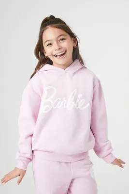 Girls Barbie Graphic Hoodie (Kids) in Pink, 9/10
