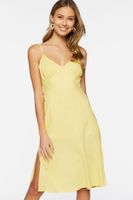 Women's Linen-Blend Cami Midi Dress in Mimosa Medium