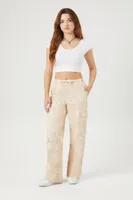 Women's Abstract Print High-Rise Joggers