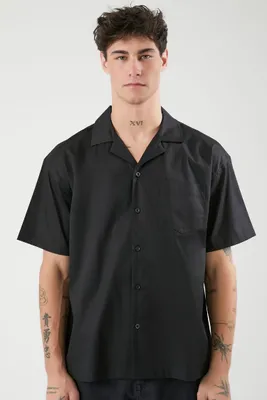 Men Poplin Short-Sleeve Shirt