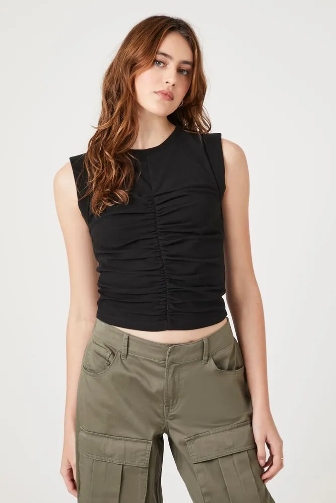 Women's Ruched Muscle T-Shirt