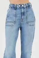 Women's High-Rise Straight Jeans in Light Denim, 26