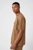 Men Pocket Crew T-Shirt Deep