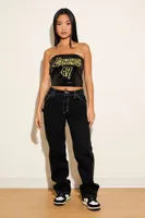 Women's Los Angeles Lakers Sequin Tube Top