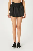 Women's Active Dolphin-Hem Skort in Black Small