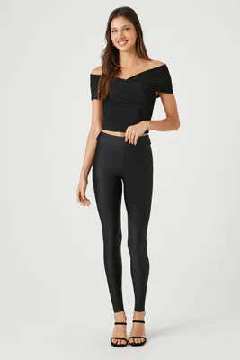 Women's High-Shine Mid-Rise Leggings