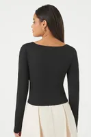 Women's Contour Sculpt Long-Sleeve Top