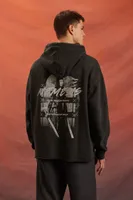 Men Rebel Moon Graphic Drawstring Hoodie