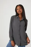 Women's High-Low Dolphin-Hem Shirt XL