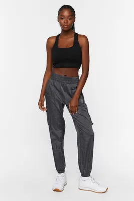 Women's Active High-Rise Joggers in Black Large