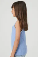 Girls Ribbed Layered Tank Top (Kids)