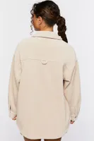 Women's Corduroy Button-Front Shacket