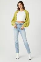 Women's Batwing Open-Front Cardigan Sweater