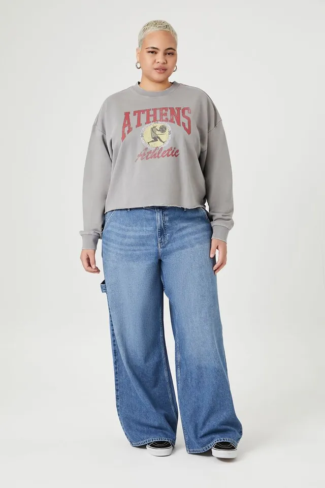 Athens Athletic Cropped Pullover