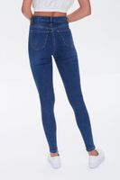 Women's Mid-Rise Skinny Jeans Denim,