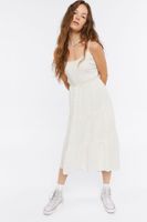 Women's Tiered Cami Maxi Dress in Vanilla Small