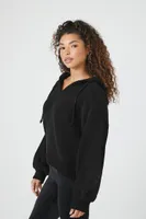 Women's Hooded Drop-Sleeve Sweater