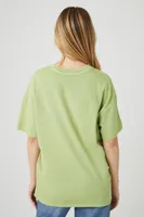 Women's Oversized Boyfriend Crew T-Shirt XS