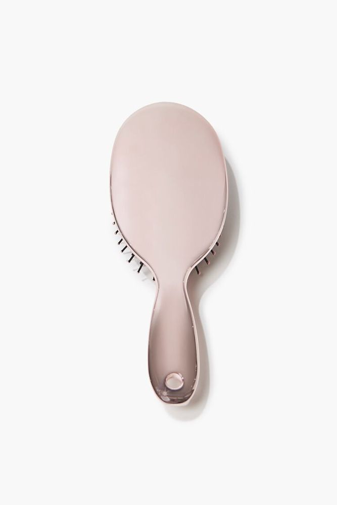 Metallic Oval Paddle Brush in Rose Gold