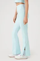 Women's Active Flare Leggings in Powder Blue Large