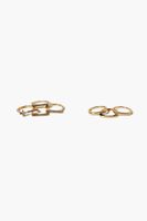 Women's Bar Ring Set in Gold, 7