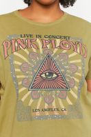 Women's Pink Floyd Graphic T-Shirt Green,