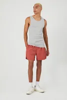 Men Cotton-Blend Tank Top in Heather Grey, XXL