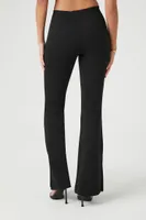 Women's Split-Hem Flare Leggings