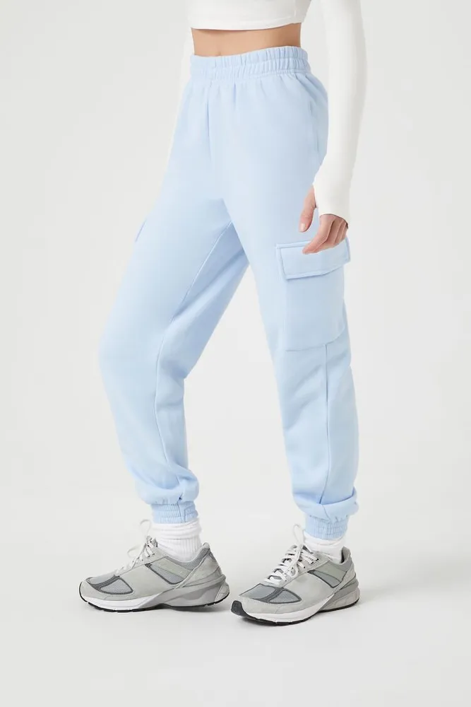 Women's Fleece Cargo Joggers XL