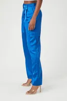 Women's Satin Cargo Pants