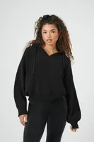 Women's Hooded Drop-Sleeve Sweater