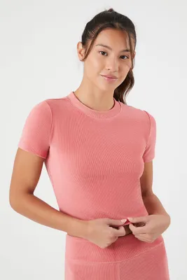 Women's Active Corduroy Tee Faded Rose