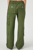 Women's Twill High-Rise Cargo Pants