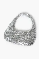 Women's Chainmail Shoulder Bag in Silver