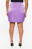 Women's Tulip-Hem Mini Skirt in Amethyst, 0X