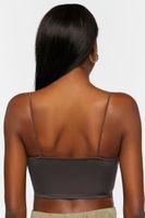 Women's Bustier Crop Top in Charcoal Medium