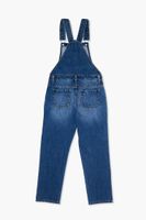 Kids Denim Overalls (Girls + Boys) in Medium Denim, 9/10