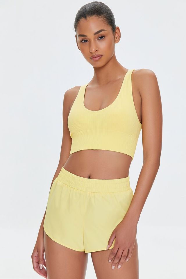 Forever 21 Los Angeles Lakers Crop Top Sports Bra
