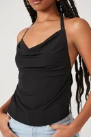 Women's Cowl Halter Top