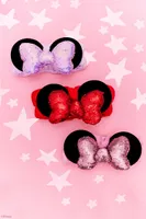 The Crème Shop Disney 3D Teddy Headyband™ in Ruby Glitz