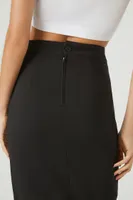 Women's Zip-Slit Maxi Skirt