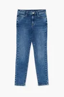 Girls Mid-Rise Skinny Jeans (Kids) Denim,