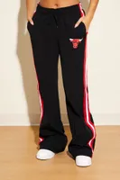 Women's Chicago Bulls Windbreaker Pants in Black Small