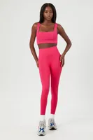 Women's Active Seamless High-Rise Leggings Hibiscus