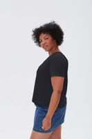 Women's Basic Organically Grown Cotton T-Shirt Black,