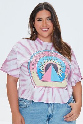 Women's Pink Floyd Graphic T-Shirt in Mauve, 3X