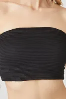 Women's Rib-Knit Cropped Tube Top