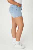 Women's Denim Curvy Shorts